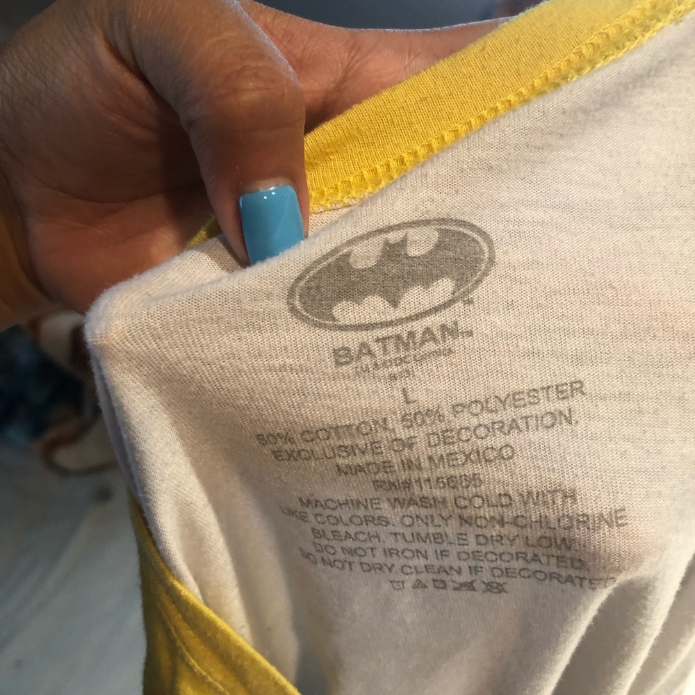 Batman quarter sleeve shirt